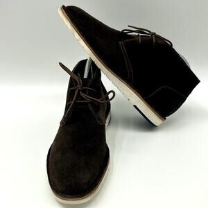 TRASK CHUKKA BROWN SUEDE LEATHER MENS SIZE 10 BOOT